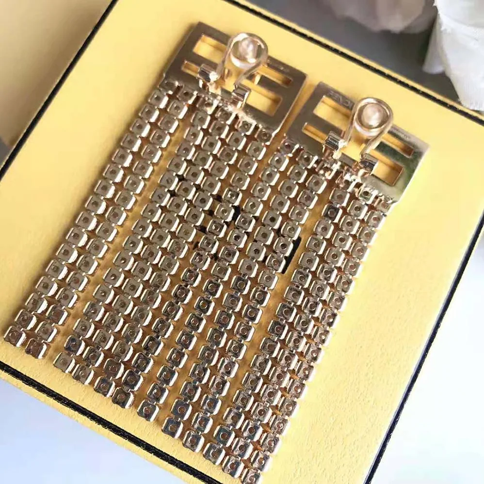 Fendi Baguette Earrings Silver for Women in Colored Earrings Fendi Baguette Earrings Silver for Women in Colored Earrings