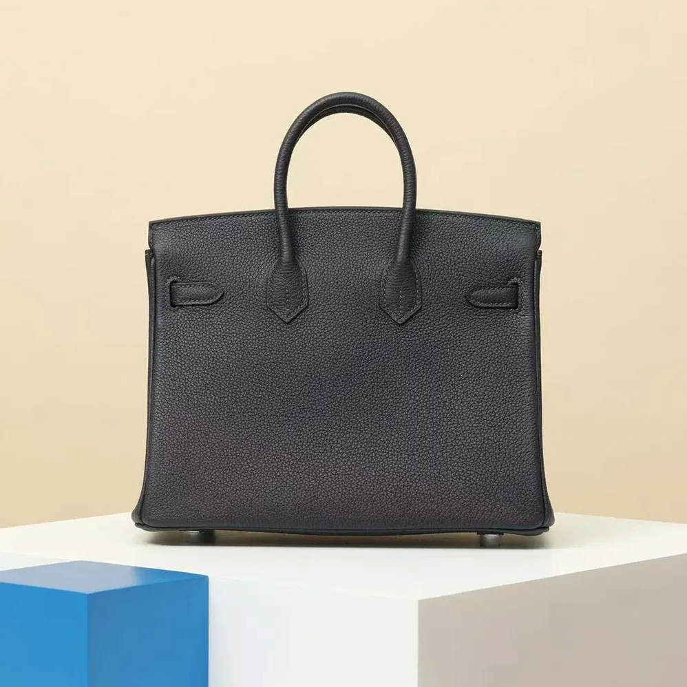 Hermes Birkin 30 Bag in Epsom Leather with Silver Hardware in Black/Silver