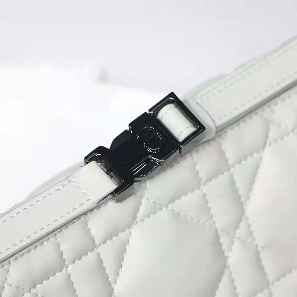 Dior Medium Diortravel Nomad Pouch Latte Macrocannage Calfskin for Women Dior Medium Diortravel Nomad Pouch Latte Macrocannage Calfskin for Women
