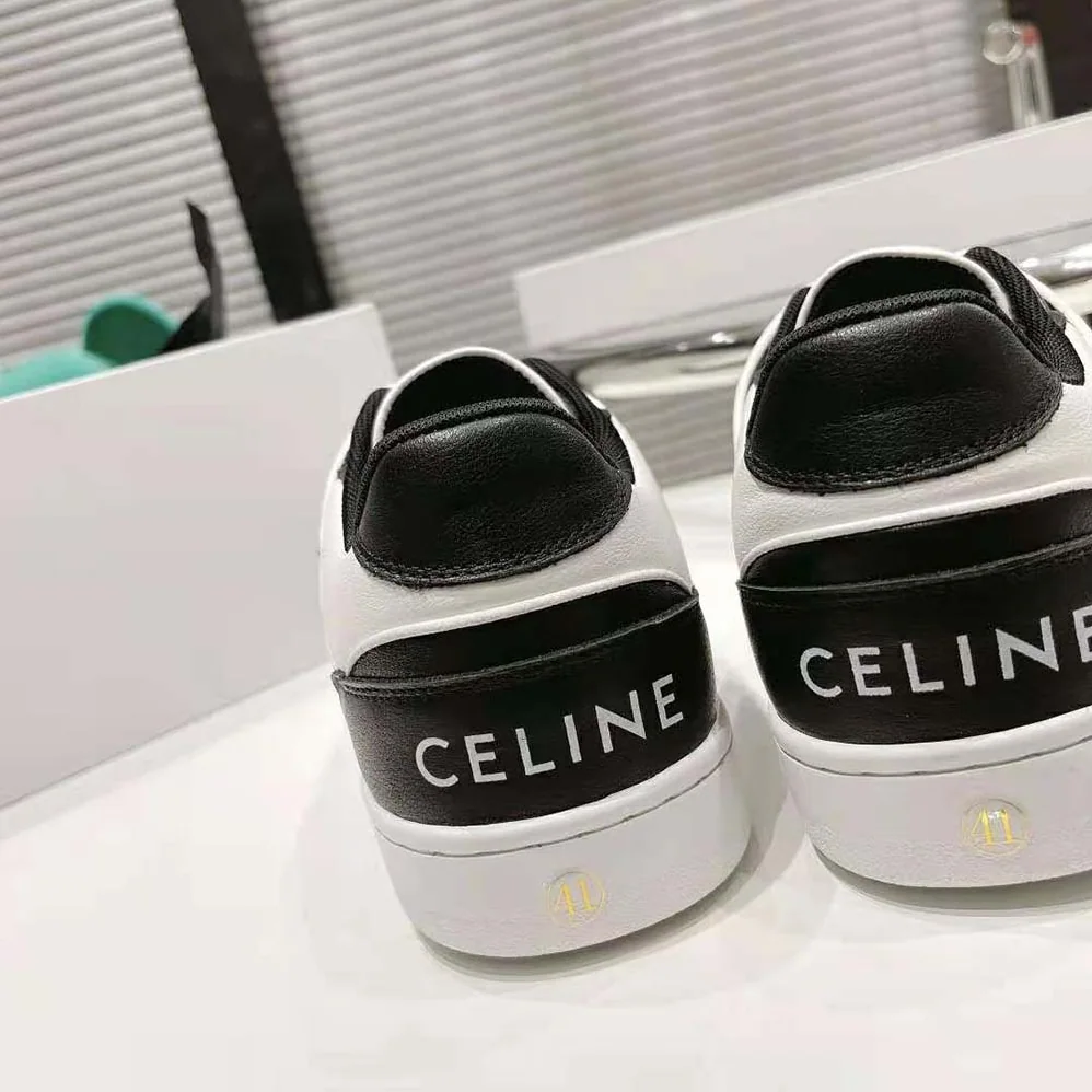 Celine CT-04 Celine Trainer Low Lace-up Sneaker in Calfskin for Men in Black Celine CT-04 Celine Trainer Low Lace-up Sneaker in Calfskin for Men in Black