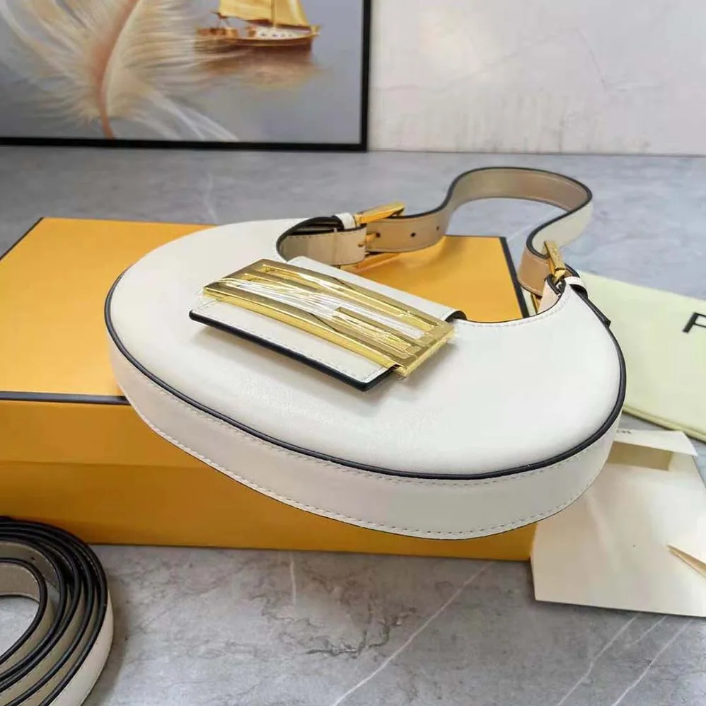 Fendi Cookie White Leather Mini Bag for Women Fendi Cookie White Leather Mini Bag for Women