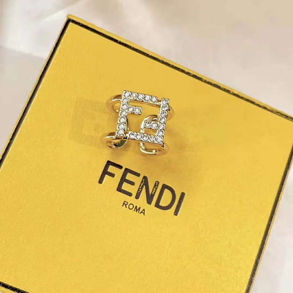 Fendi FF Gold for Women in Colored Ring Fendi FF Gold for Women in Colored Ring