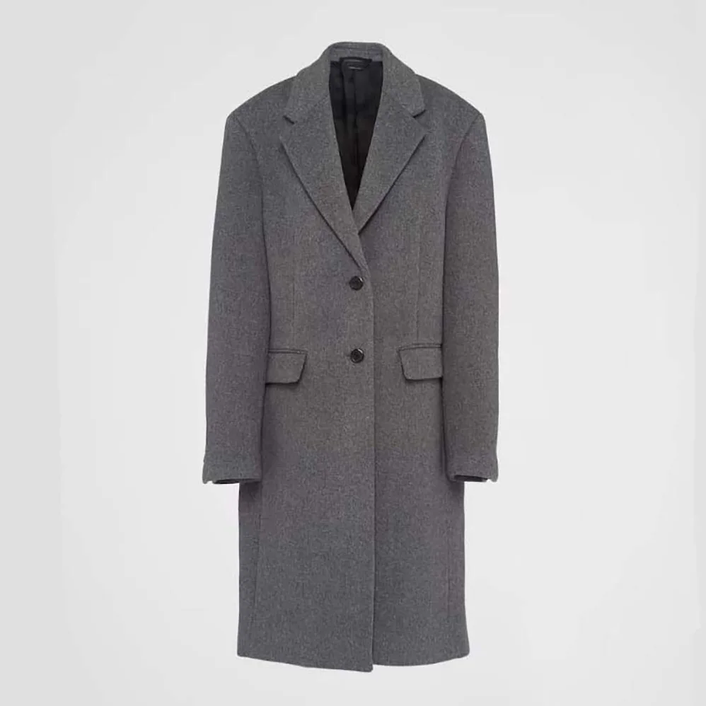 Prada Single for Women in breasted Velour Coat