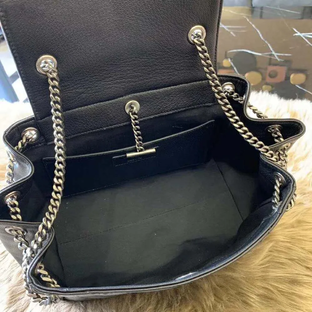 Saint Laurent YSL Nolita Small Bag Vintage Leather for Women in Black Saint Laurent YSL Nolita Small Bag Vintage Leather for Women in Black