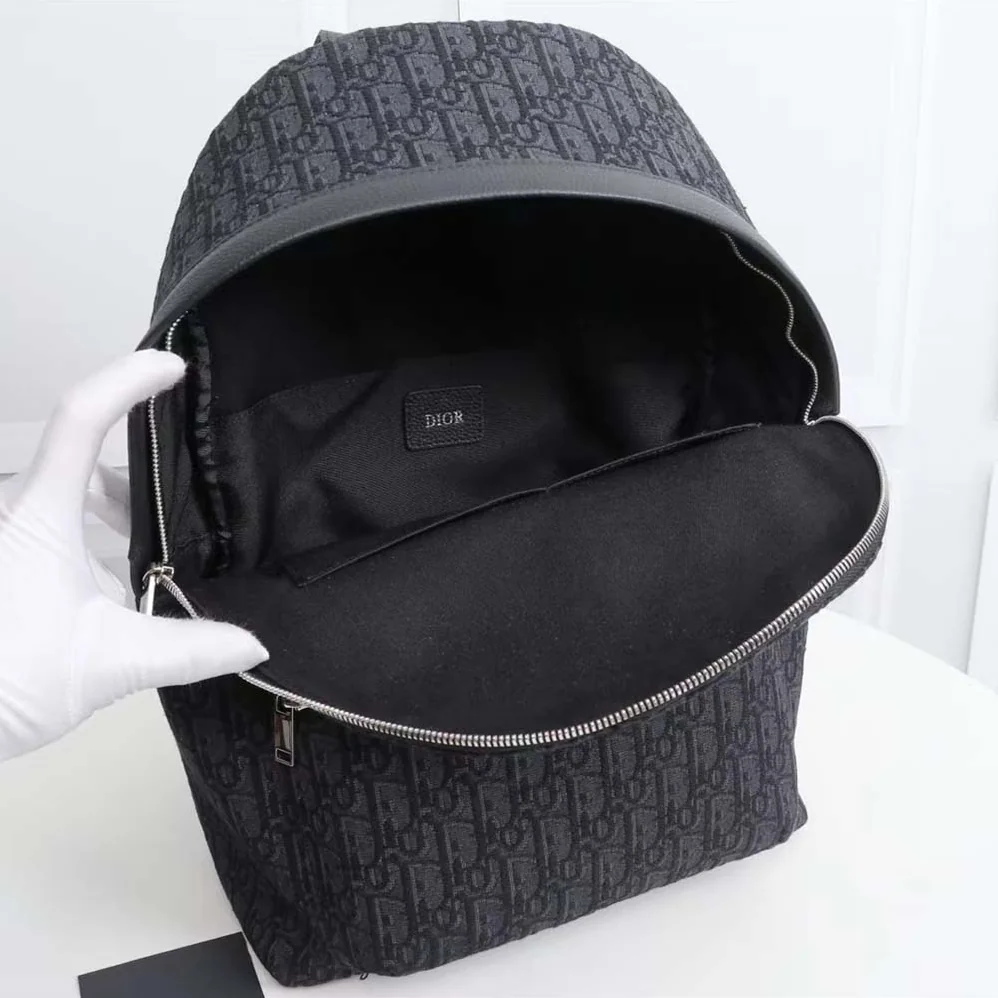 Dior Rider Backpack Black Dior Oblique Jacquard for Men Dior Rider Backpack Black Dior Oblique Jacquard for Men