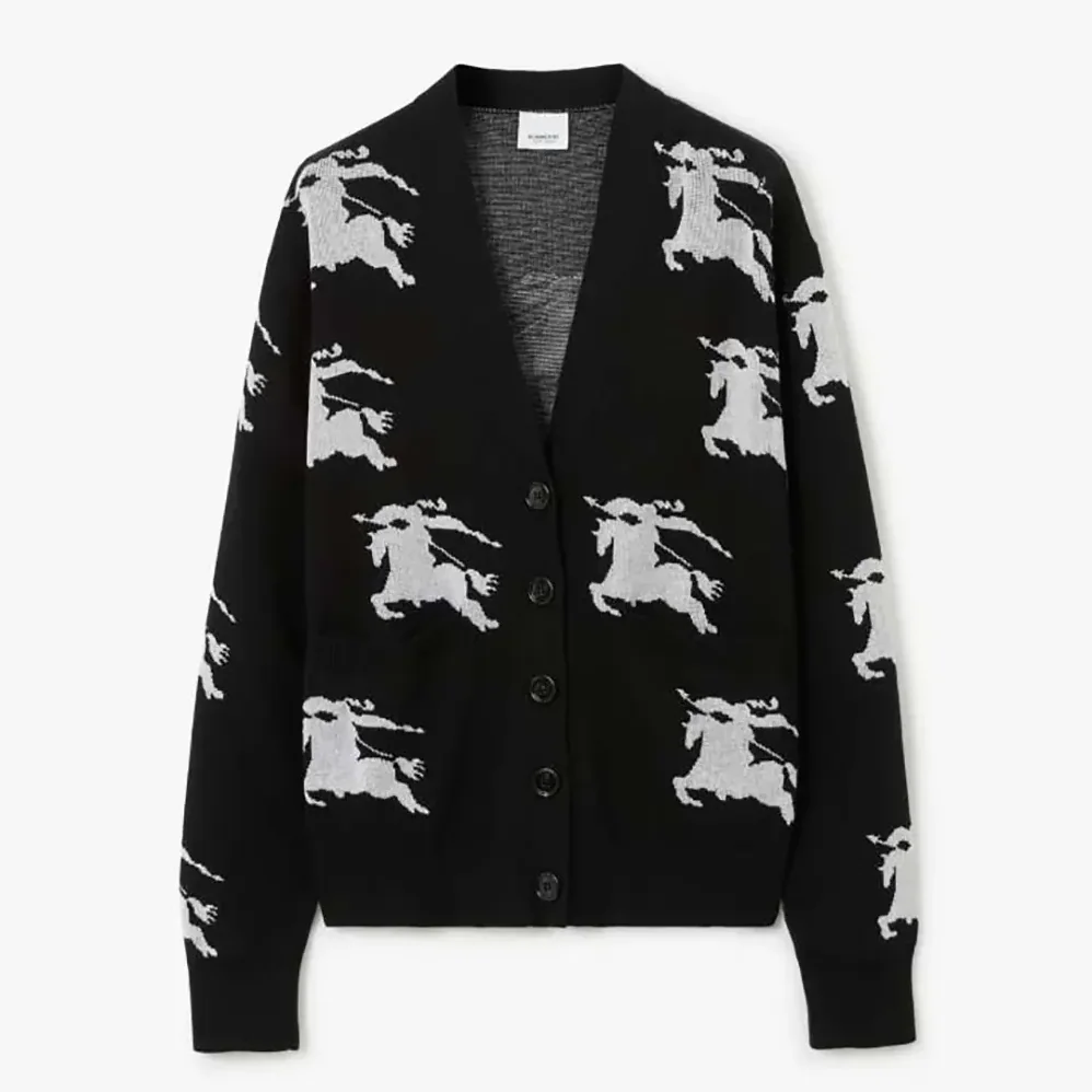 Burberry EKD Cotton Silk Cardigan for Women Burberry EKD Cotton Silk Cardigan for Women