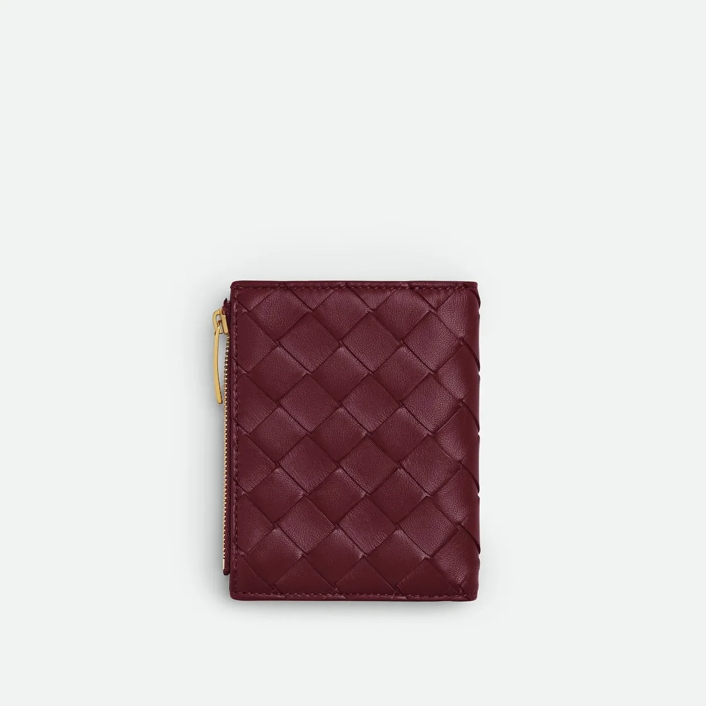 Bottega Veneta Small Bi in Fold Wallet Barolo /