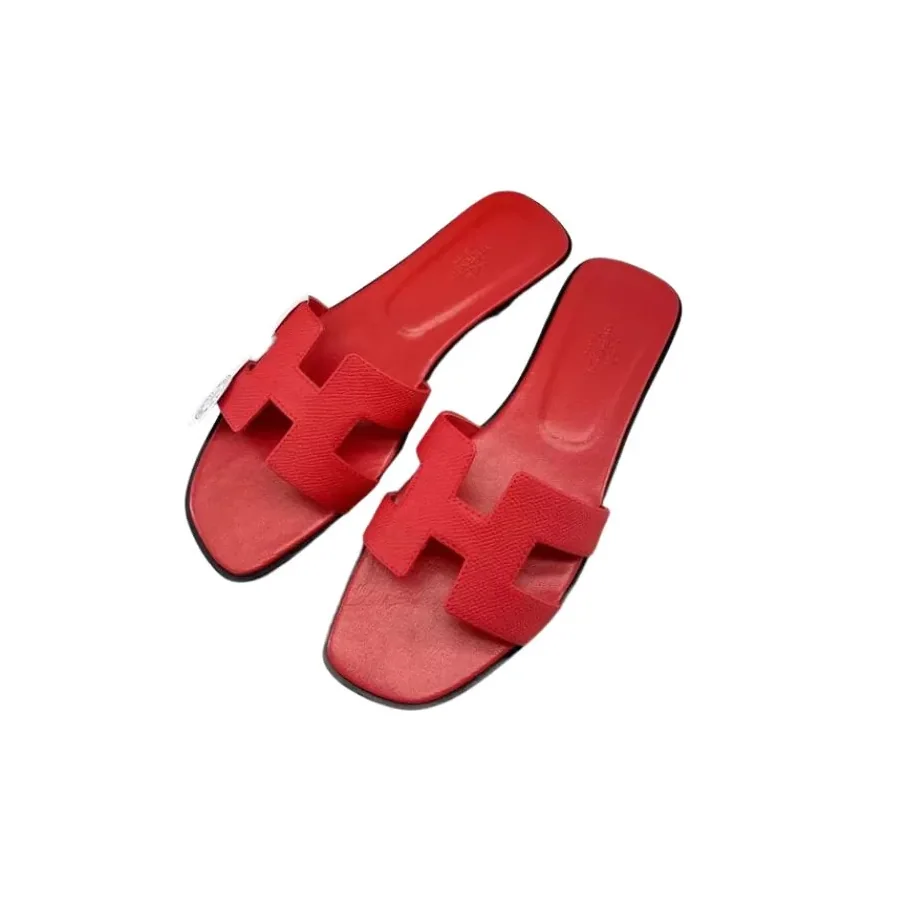 Hermes Oran Sandal Red Hermes Oran Sandal Red