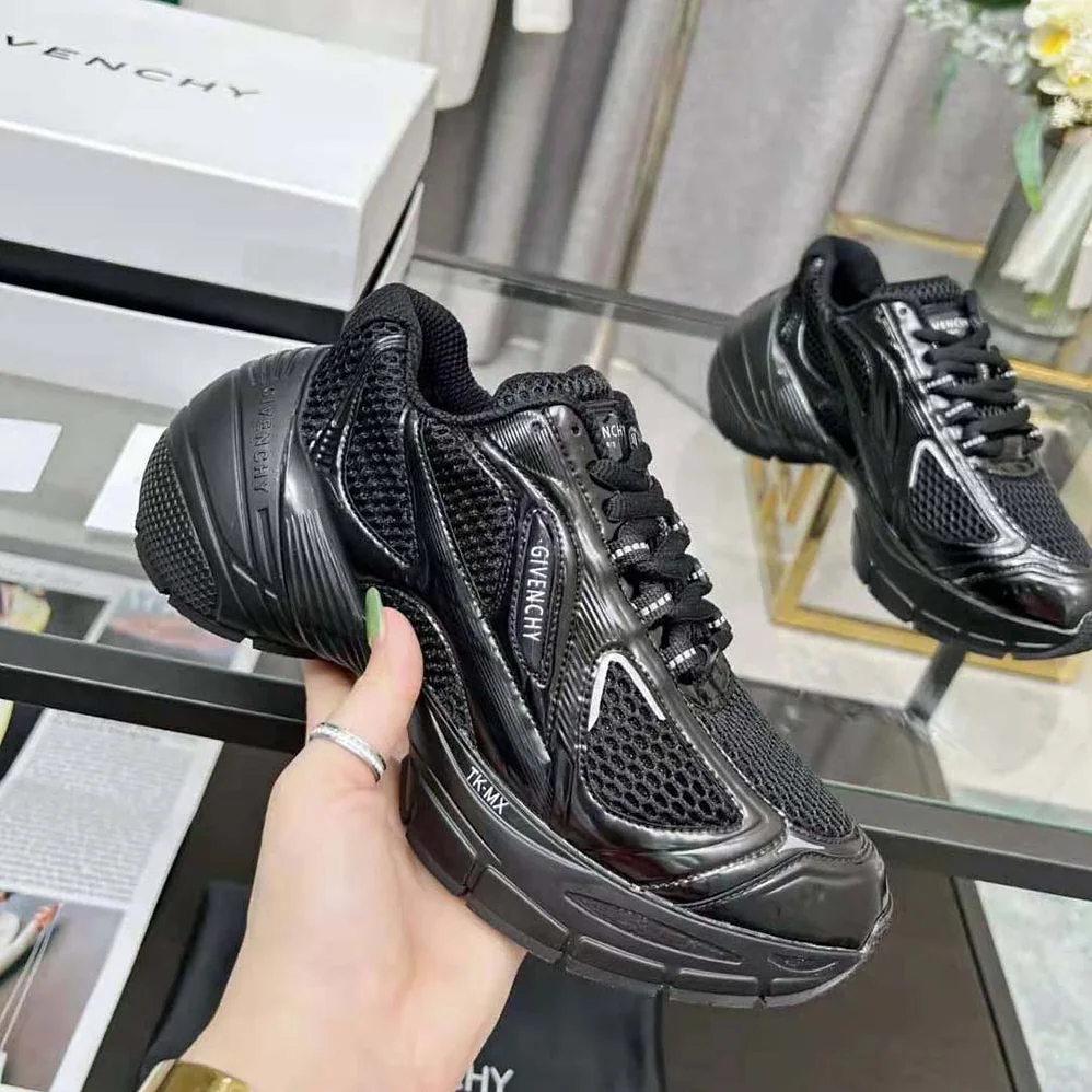 Givenchy TK-MX Runner Sneakers in Mesh for Unisex in Black Givenchy TK-MX Runner Sneakers in Mesh for Unisex in Black