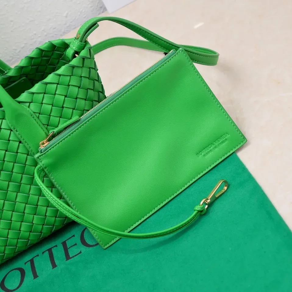 Bottega Veneta Mini Cabat Green Bottega Veneta Mini Cabat Green
