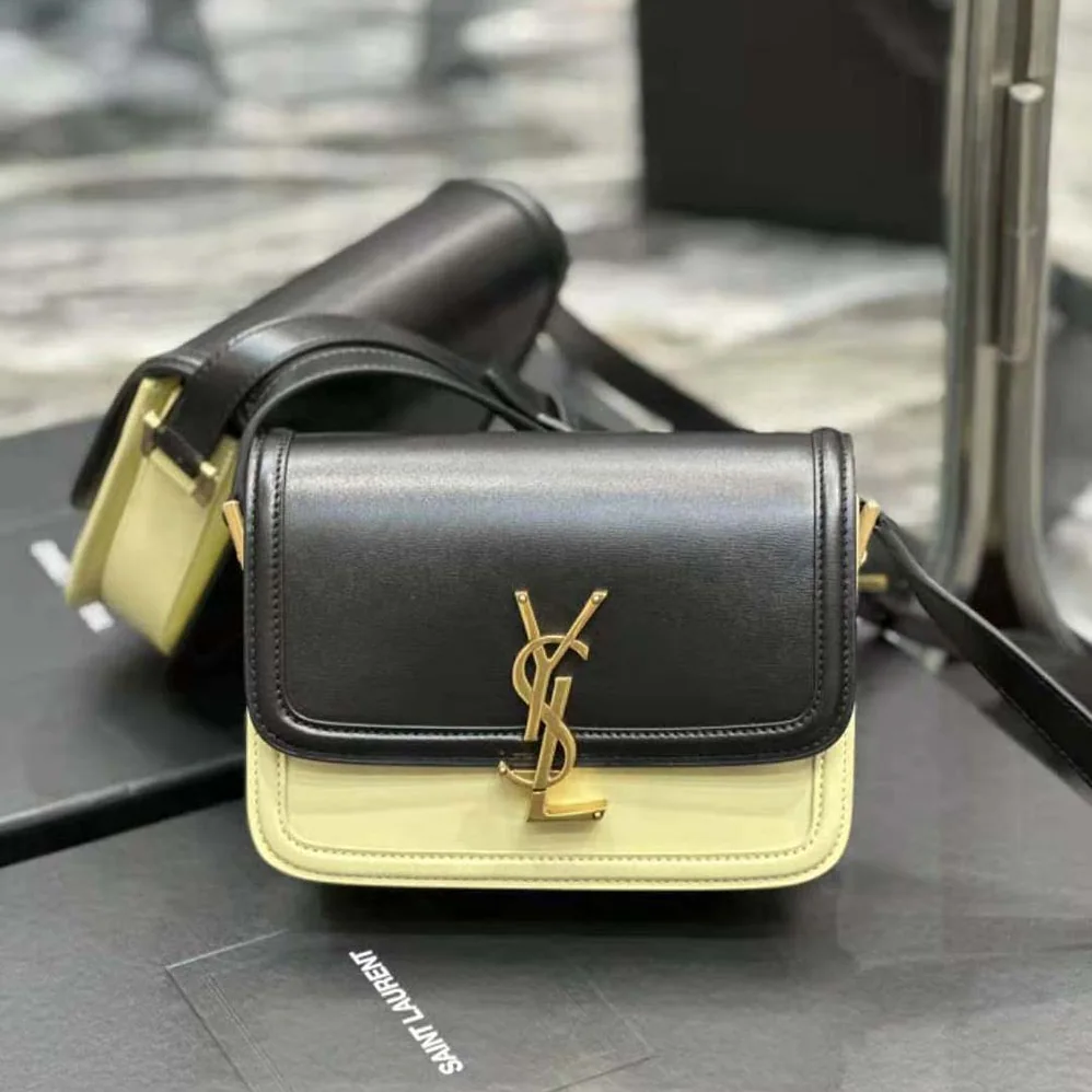 Saint Laurent YSL Solferino Medium Satchel in Box Saint Laurent Leather for Women Saint Laurent YSL Solferino Medium Satchel in Box Saint Laurent Leather for Women
