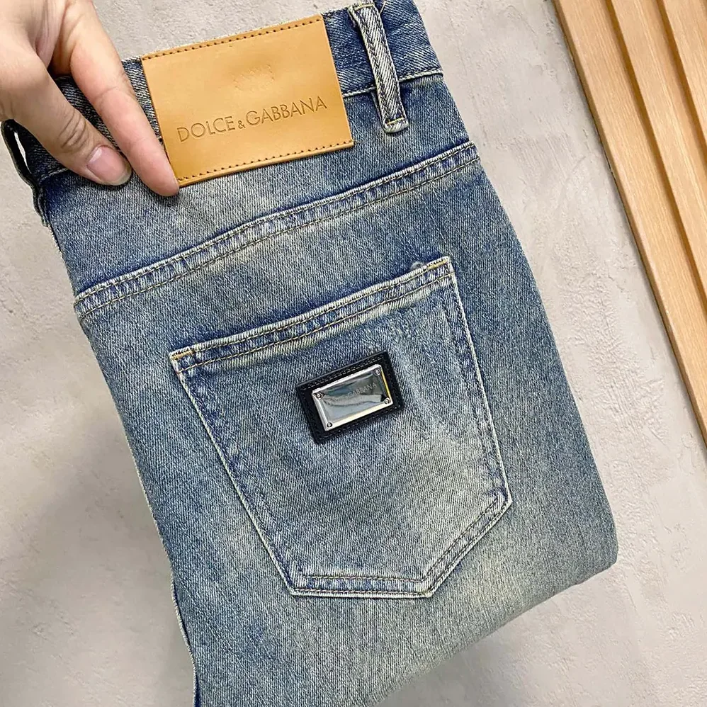 Dolce Gabbana D&G Regular Cotton Jeans-GYJCCDG8NR9S9001 for Men