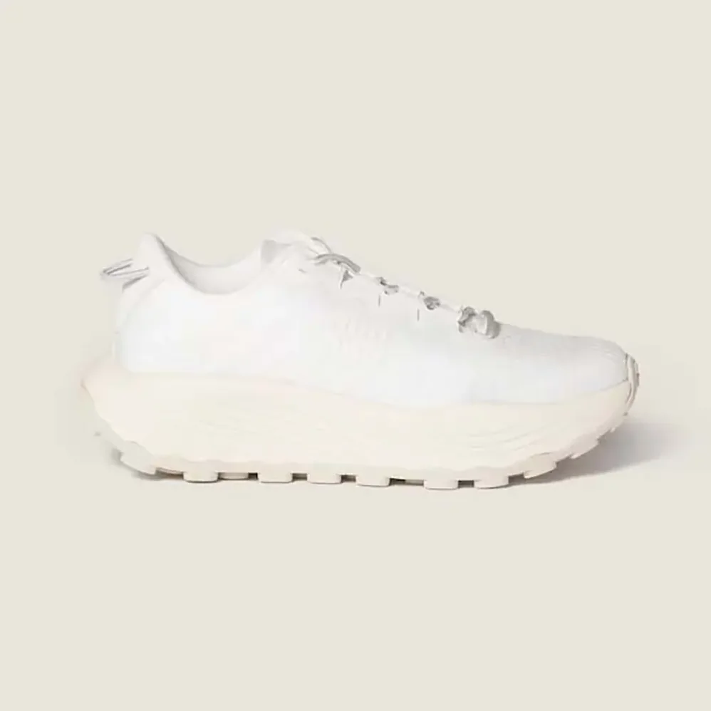 Miu Miu Technical Fabric Sneakers for Women in White Miu Miu Technical Fabric Sneakers for Women in White