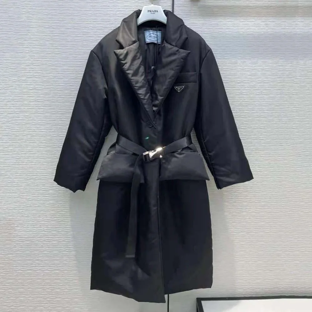 Prada Re-Nylon Down Coat Goose Down Padding for Women Prada Re-Nylon Down Coat Goose Down Padding for Women