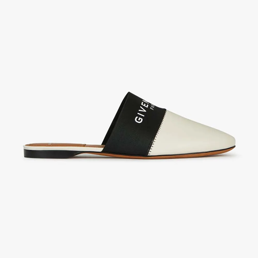 Givenchy Shoes Givenchy Paris Leather Mules for Women in White
