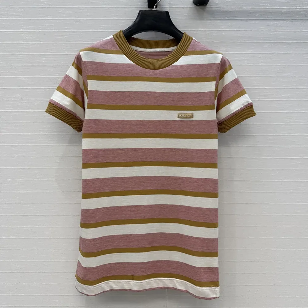 Prada Bayadere Stripe Jersey T for Women in Shirt Prada Bayadere Stripe Jersey T for Women in Shirt
