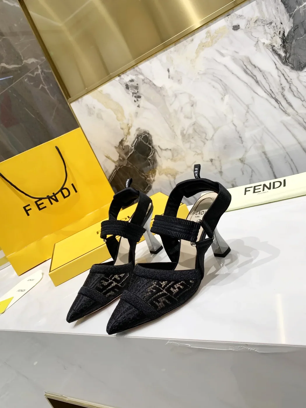 Fendi Colibri Micromesh Black FF Fendi Colibri Micromesh Black FF