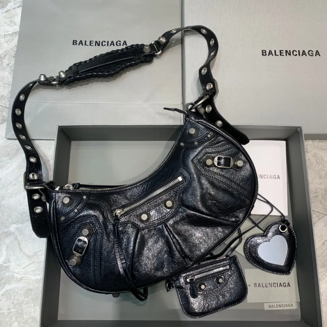 Balenciaga Le Cagole XS Shoulder Bag In Black