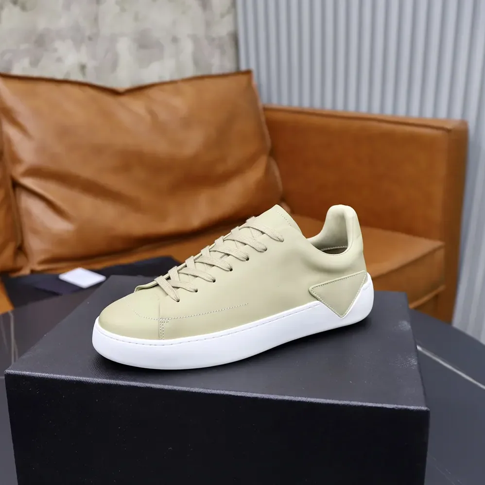 Prada Court Leather Sneakers for Unisex in Desert Beige Prada Court Leather Sneakers for Unisex in Desert Beige