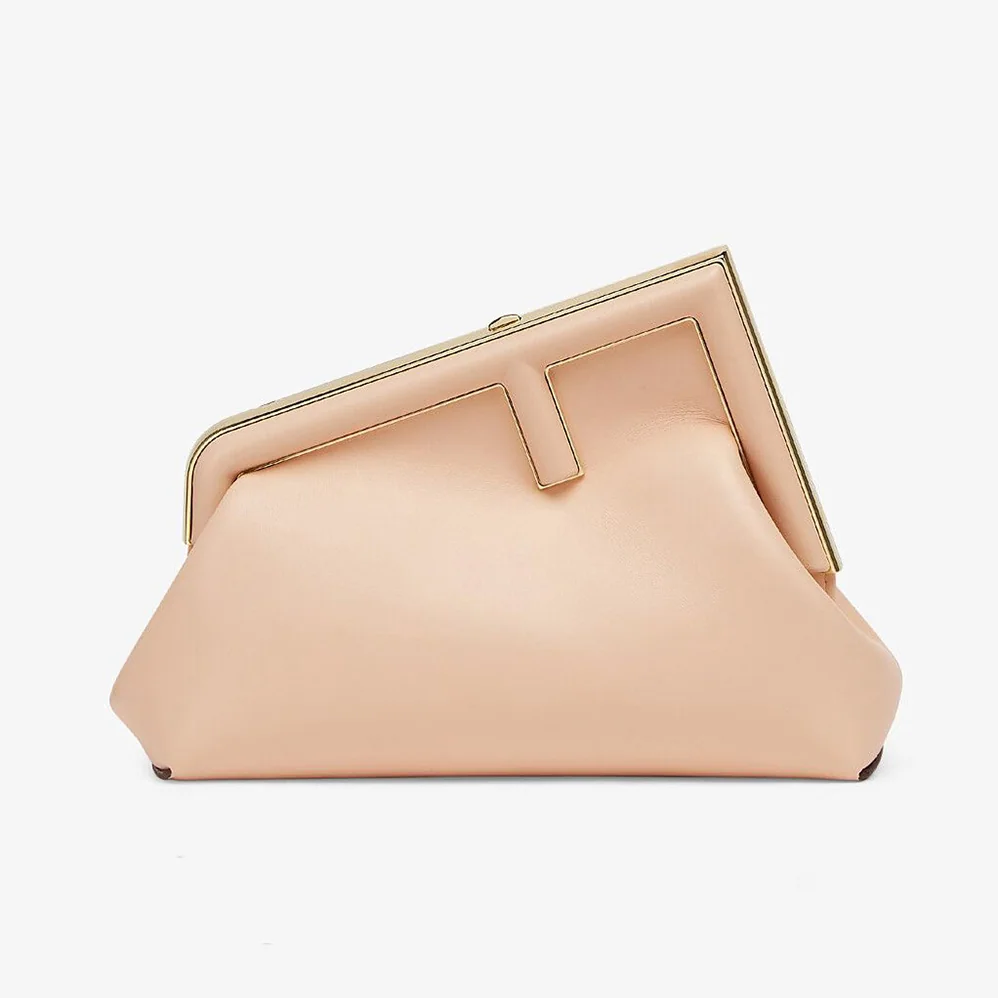 Fendi First Small Nappa Leather Bag for Women in Pink Fendi First Small Nappa Leather Bag for Women in Pink