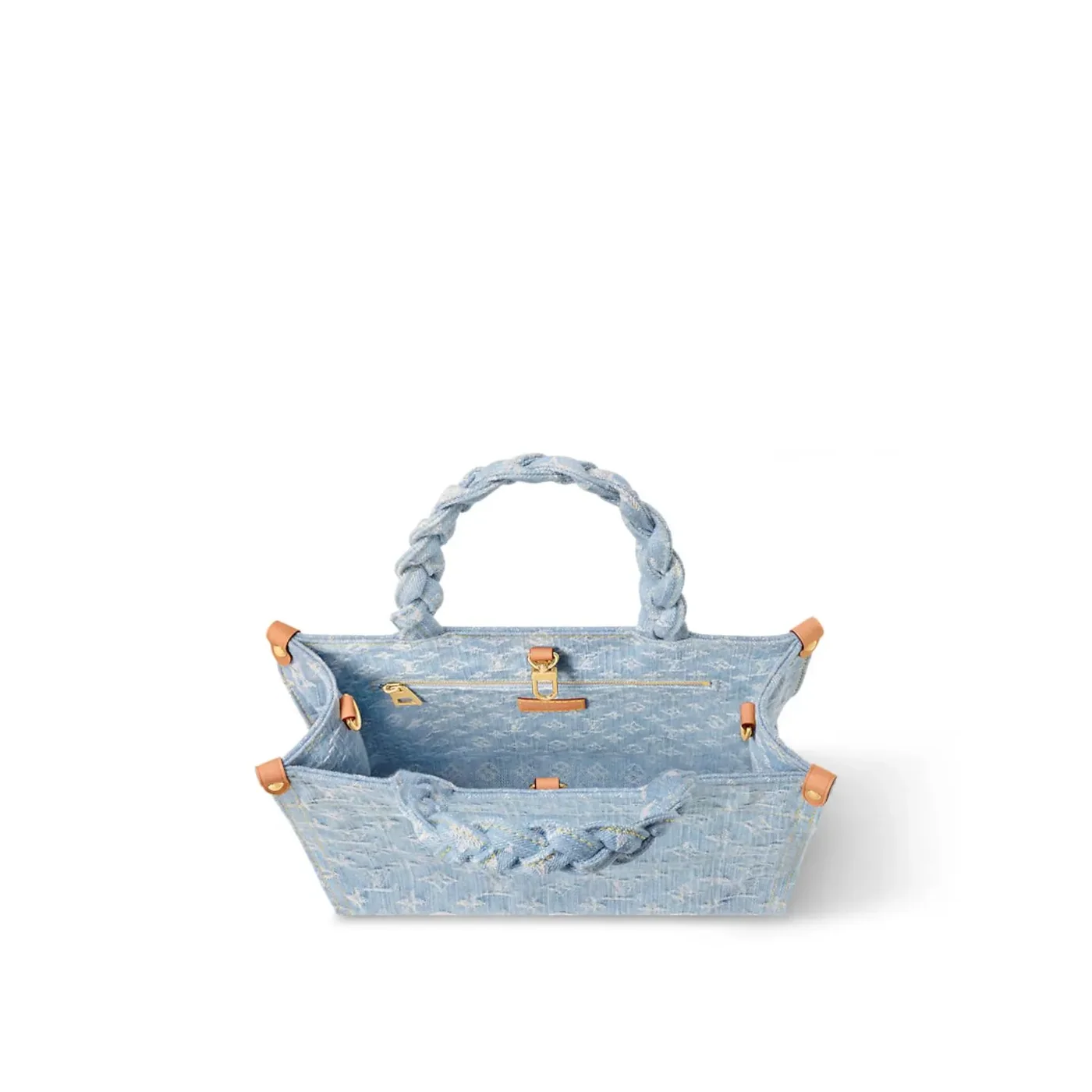 Louis Vuitton Let Go PM Denim Handbag Blue /