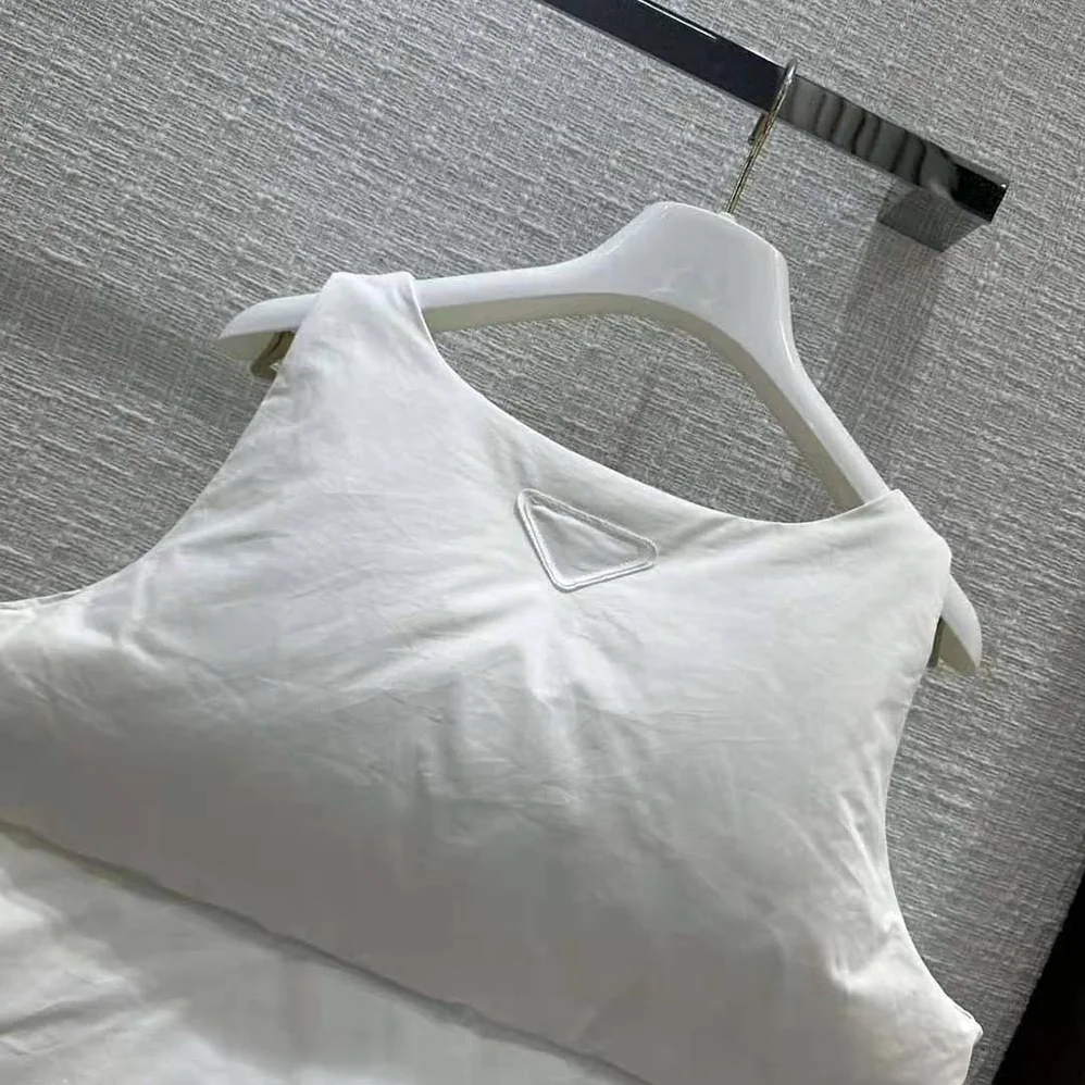 Prada Padded Cotton Top for Men in White