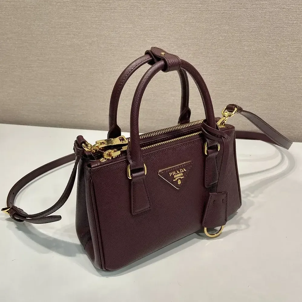 Prada Galleria Mini Saffiano Leather Bag for Women