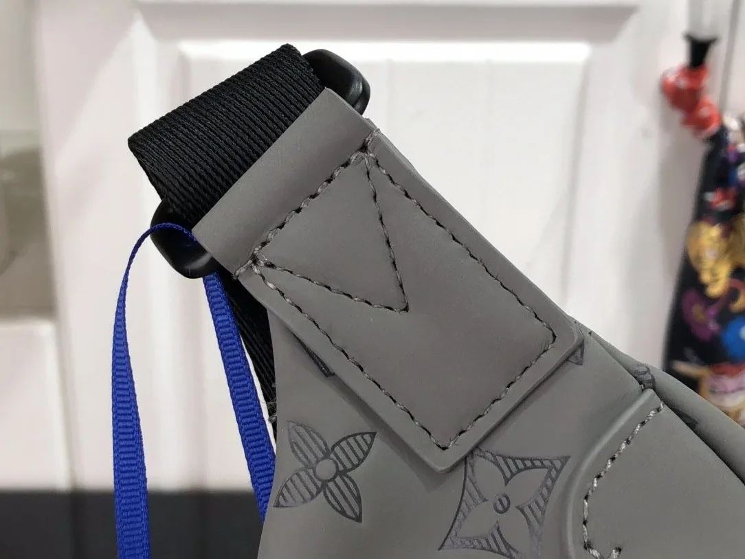 Louis Vuitton Discovery Bumbag in Grey Black Hardware Louis Vuitton Discovery Bumbag in Grey Black Hardware