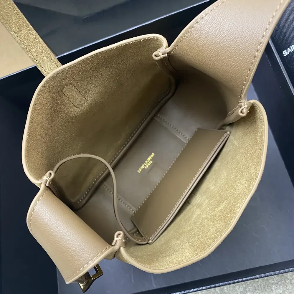 Saint Laurent YSL Le 5 à 7 Supple Baby in Suede for Women