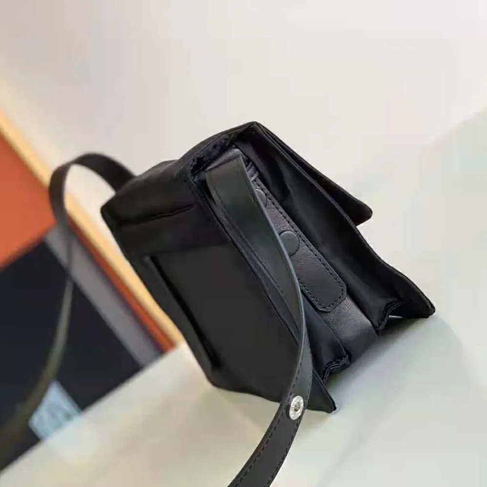Prada Small Padded Re-Nylon Shoulder Bag for Women in Black