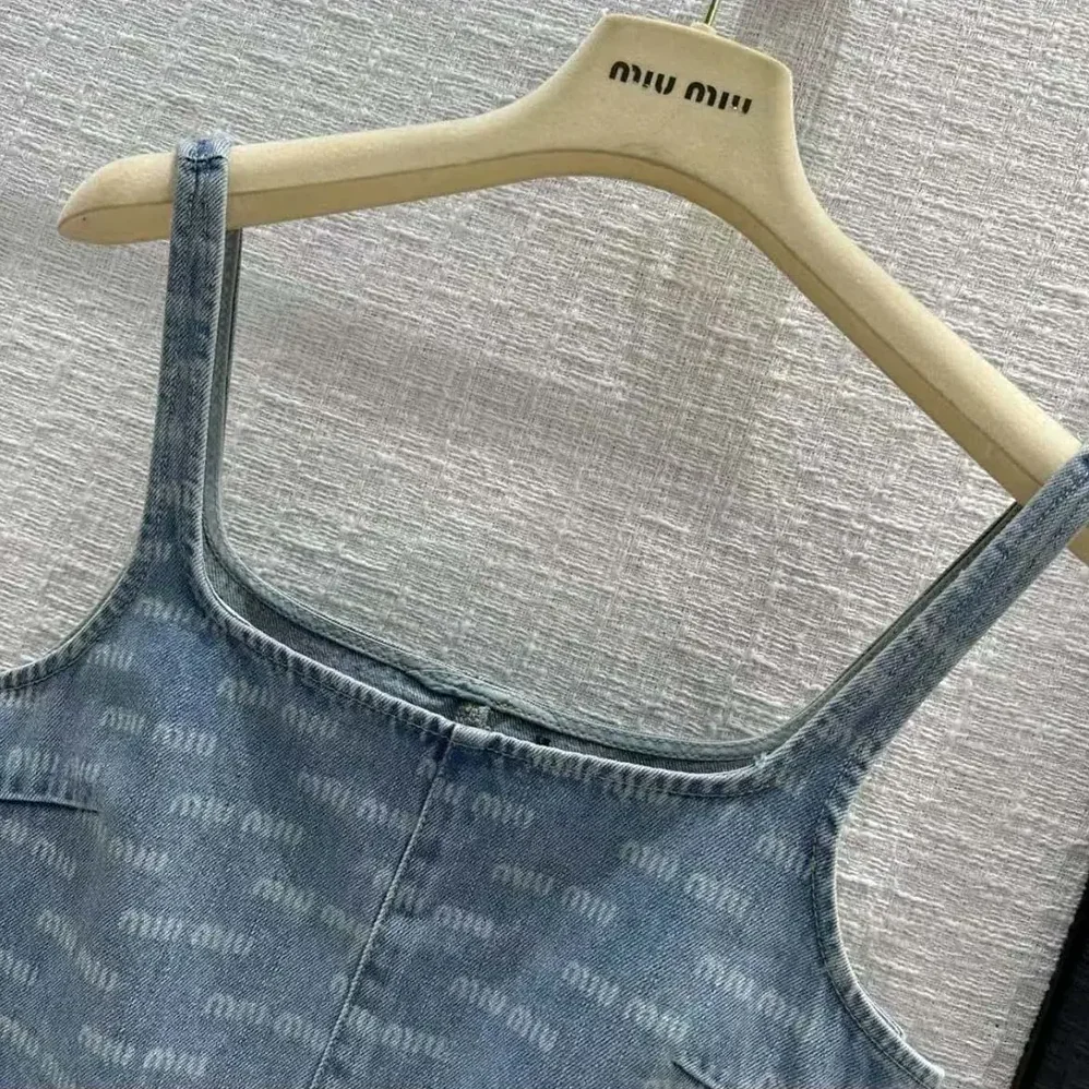 Miu Miu Denim Dress for Women Miu Miu Denim Dress for Women