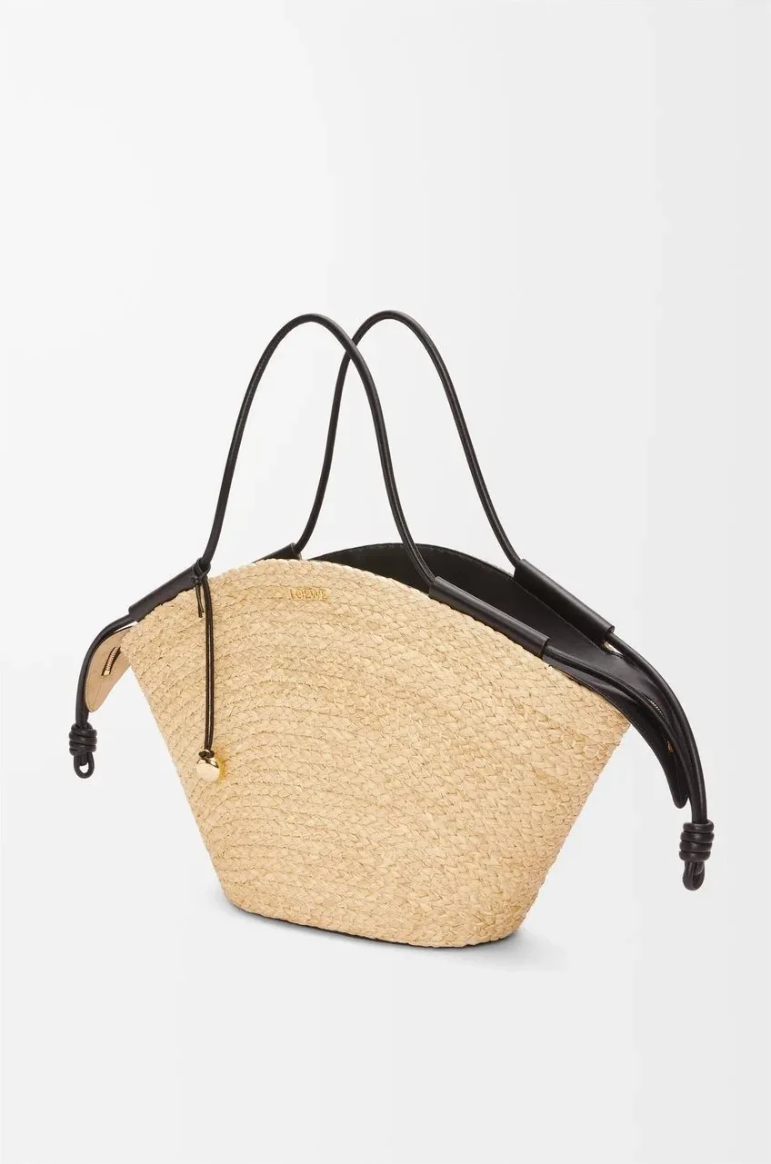 Loewe Large Paseo Basket Raffia Natural / A709G41X06 Loewe Large Paseo Basket Raffia Natural / A709G41X06