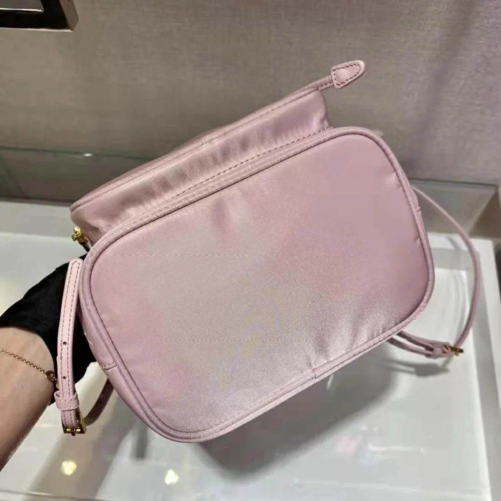 Prada Duet Re-Nylon Shoulder Bag for Women in Pink Prada Duet Re-Nylon Shoulder Bag for Women in Pink