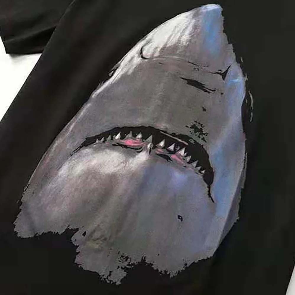 Givenchy Shark Printed T-shirt with Shark Print on the Chest for Men