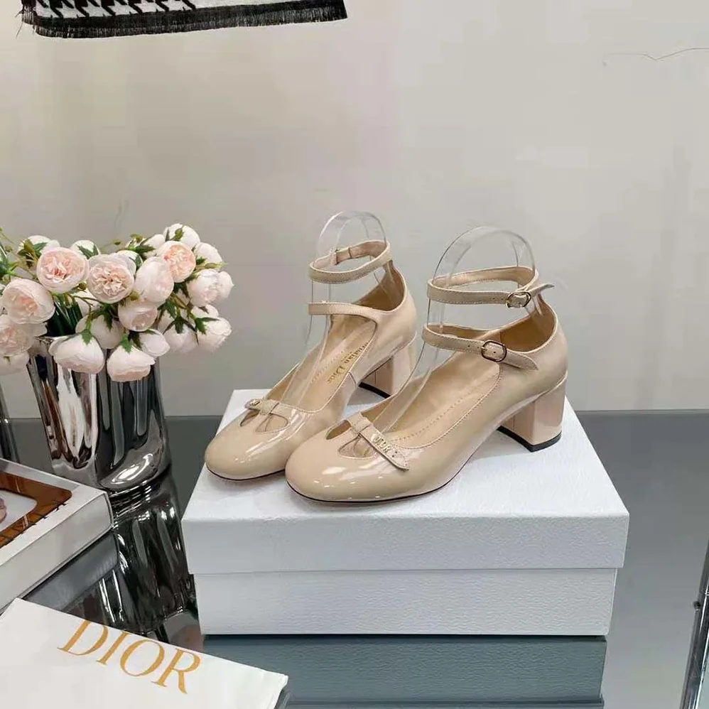 Dior Aime Dior Ballerina Pump Nude Patent Calfskin for Women