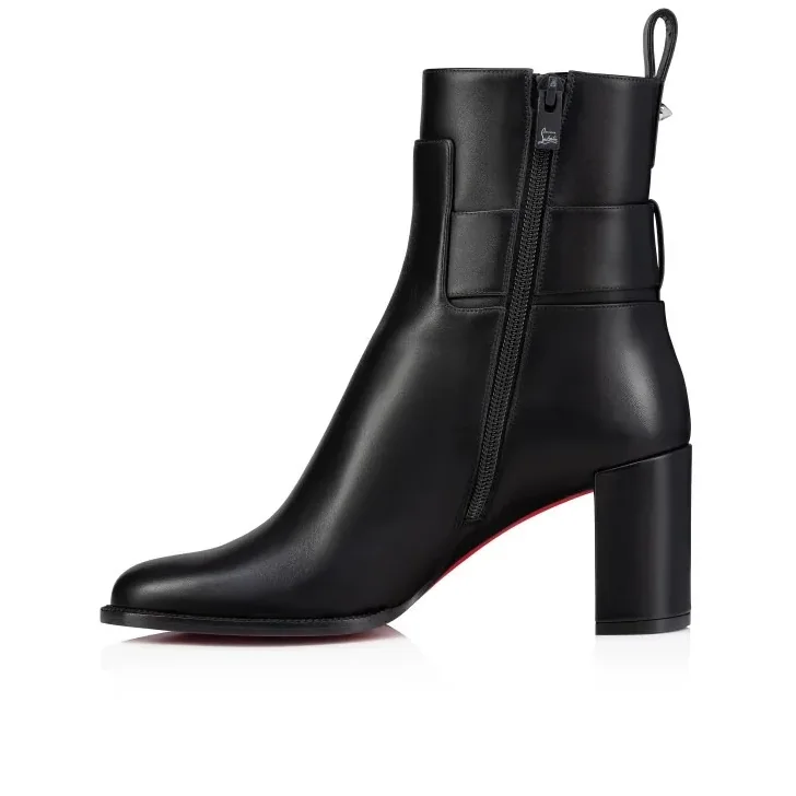 Christian Louboutin Booty Lock Low Boots Black