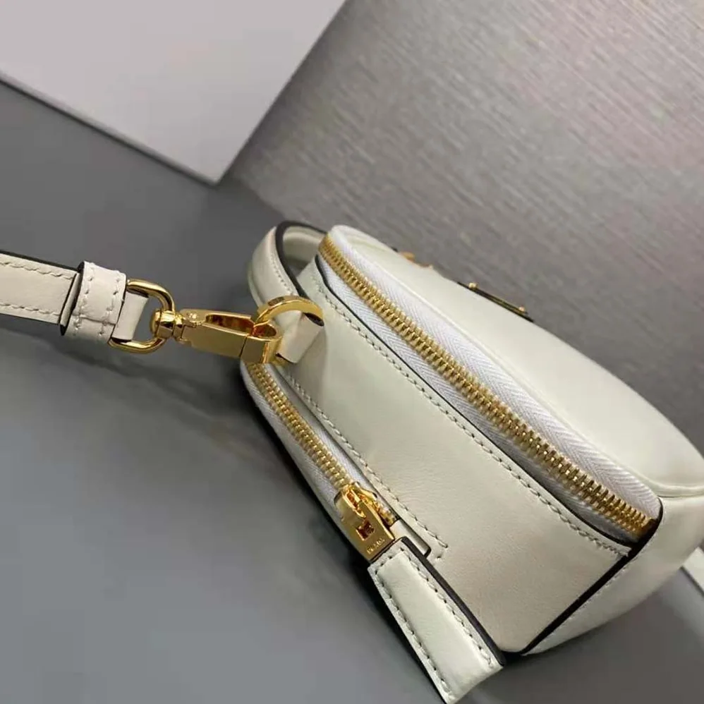 Prada Odette Leather Mini-bag for Women in White
