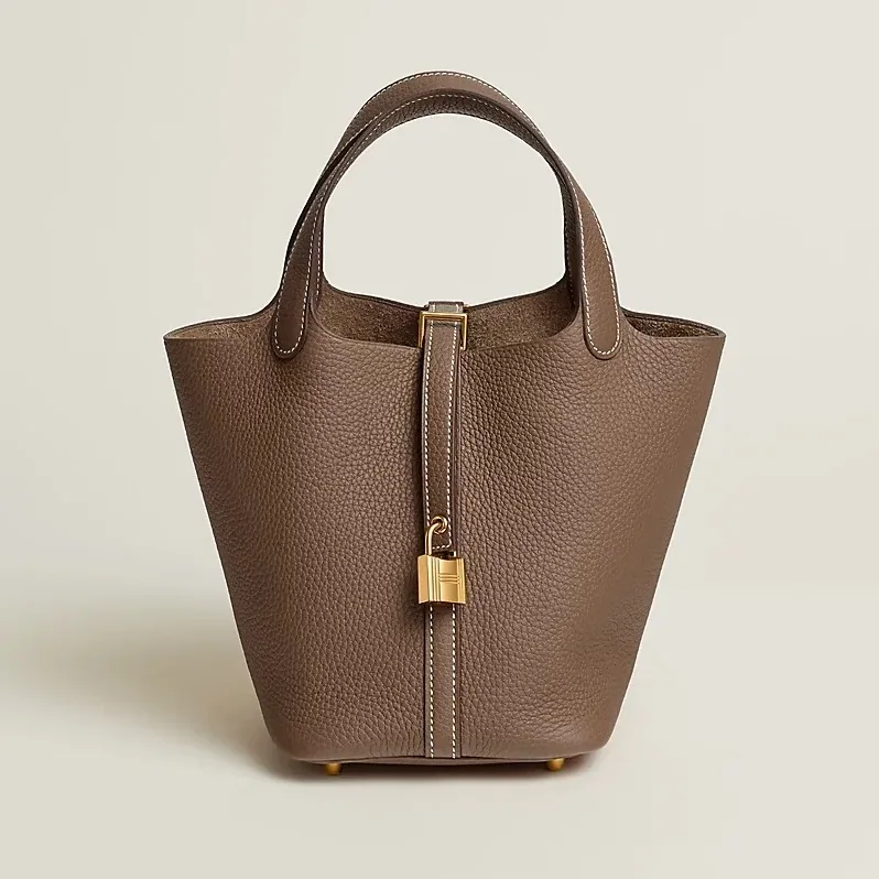 Hermes Picotin Lock 18 Bag Brown / Hermes Picotin Lock 18 Bag Brown /