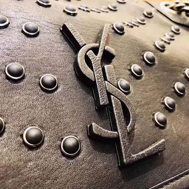 Saint Laurent YSL Niki Medium Vintage Leather All Over Studs for Women Saint Laurent YSL Niki Medium Vintage Leather All Over Studs for Women