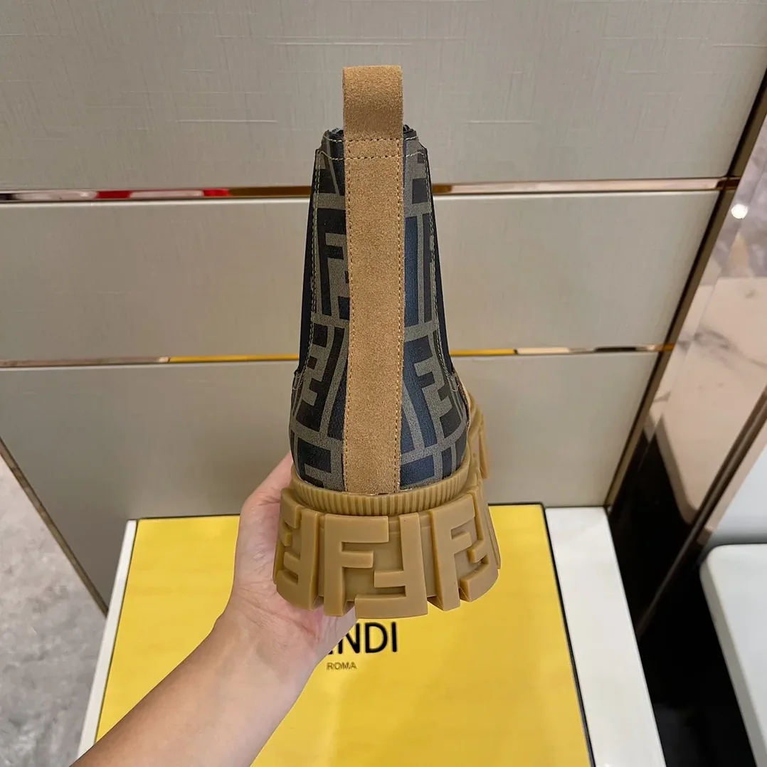 Fendi Chelsea Boots Brown Fendi Chelsea Boots Brown