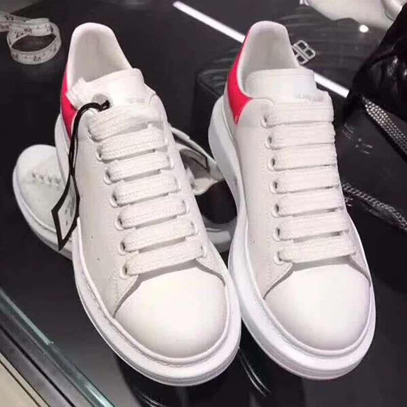 Alexander McQueen Oversized Sneaker Shoes for Women in Rose Alexander McQueen Oversized Sneaker Shoes for Women in Rose