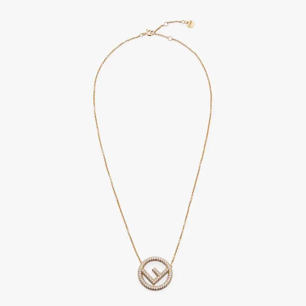 Fendi F Is Fendi Necklace Gold for Women in colored Necklace Fendi F Is Fendi Necklace Gold for Women in colored Necklace