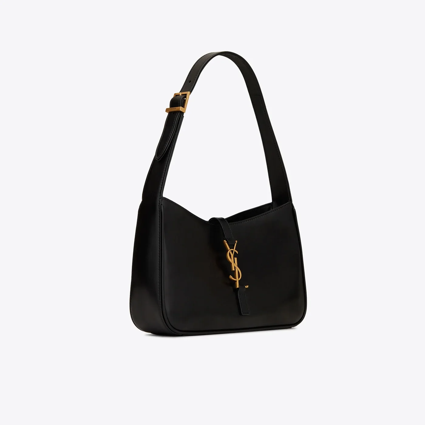 Saint Laurent YSL Small Le 5 À 7 Hobo Bag In Smooth Leather Black Saint Laurent YSL Small Le 5 À 7 Hobo Bag In Smooth Leather Black