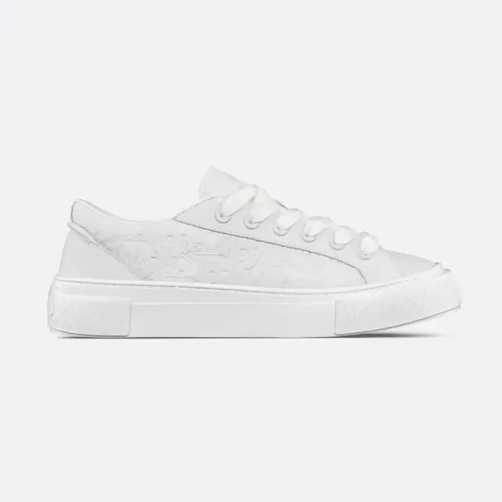 Dior B33 Sneaker White Grained Calfskin and White Dior Gravity Leather for Men Dior B33 Sneaker White Grained Calfskin and White Dior Gravity Leather for Men