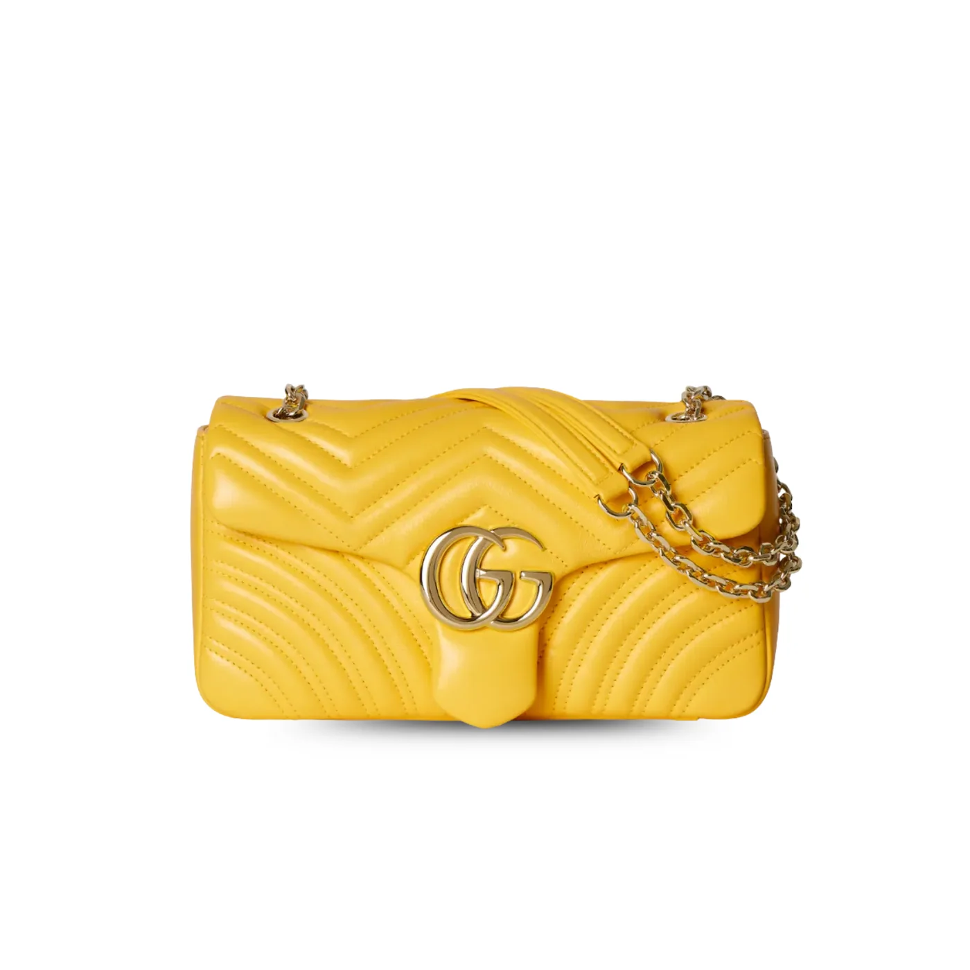 Gucci Marmont Medium Shoulder Bag in Yellow Gold Hardware Gucci Marmont Medium Shoulder Bag in Yellow Gold Hardware
