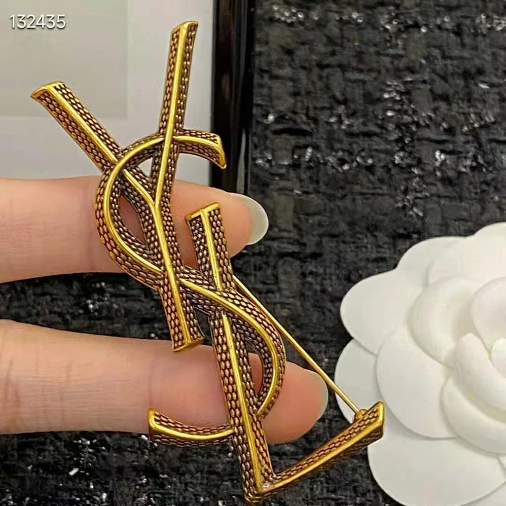 Saint Laurent YSL Opyum Ysl Snake Brooch in Metal for Women Saint Laurent YSL Opyum Ysl Snake Brooch in Metal for Women