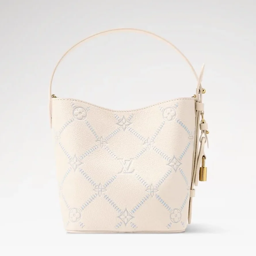 Louis Vuitton All In BB Bucket Bag in Quartz Couture Gold Hardware
