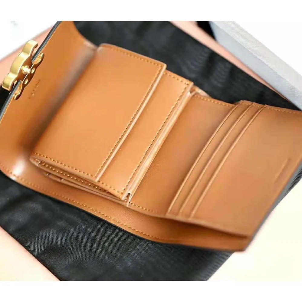 Celine Small Triomphe Wallet in Triomphe Canvas for Women in Tan Celine Small Triomphe Wallet in Triomphe Canvas for Women in Tan
