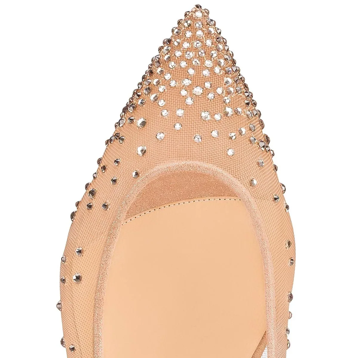 Christian Louboutin Follies Strass Ballerinas Beige Christian Louboutin Follies Strass Ballerinas Beige