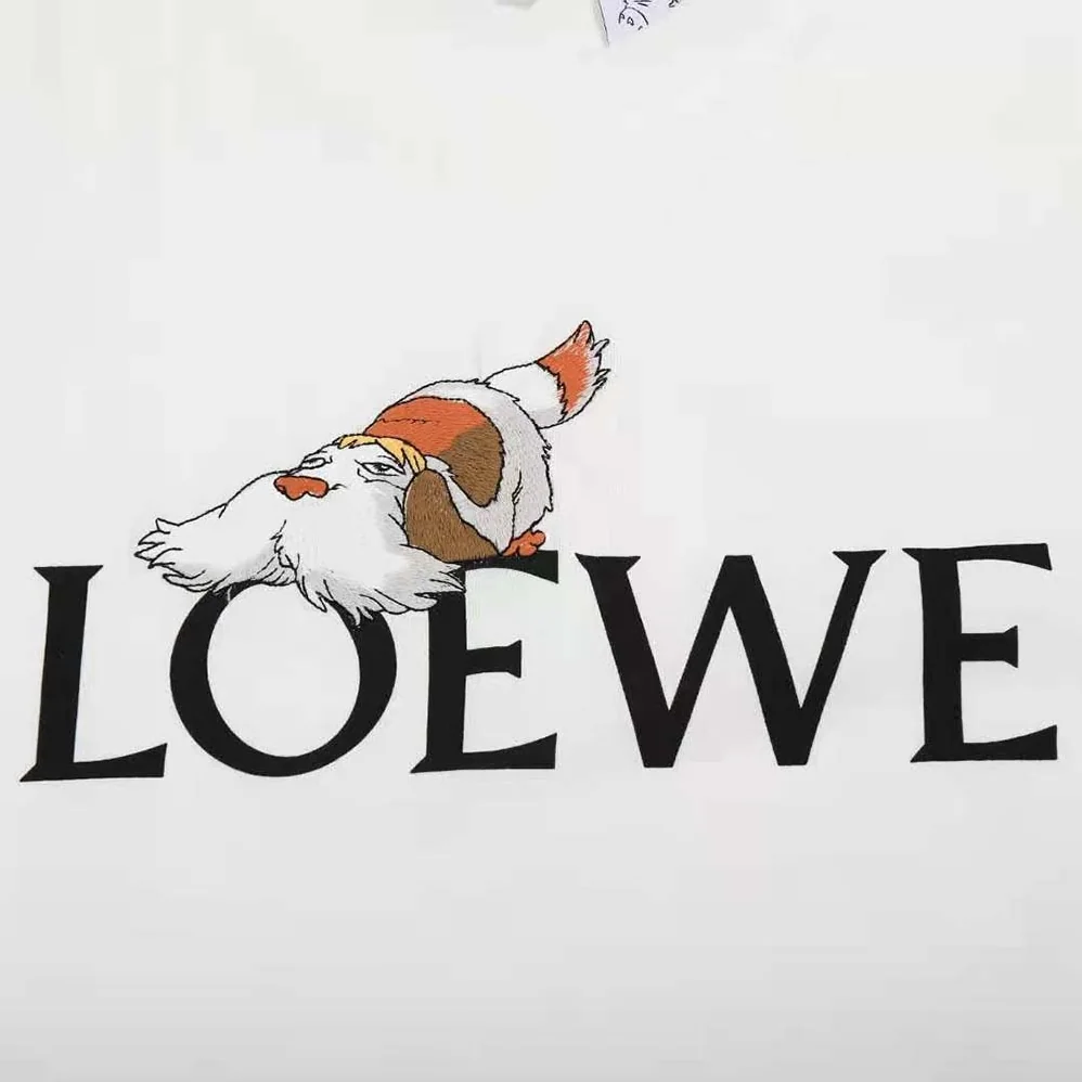 Loewe Heen LOEWE T-shirt in Cotton for Men in White